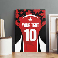 Custom Canada Pacific Rugby 2024 Canvas Wall Art Maple Pattern Jersey - Wonder Print Shop