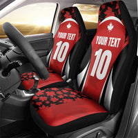 Custom Canada Pacific Rugby 2024 Car Seat Cover Maple Pattern Jersey - Wonder Print Shop