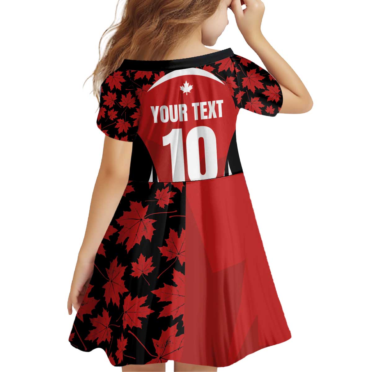Custom Canada Pacific Rugby 2024 Family Matching Off Shoulder Short Dress and Hawaiian Shirt Maple Pattern Jersey - Wonder Print Shop