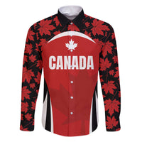 Custom Canada Pacific Rugby 2024 Family Matching Puletasi and Hawaiian Shirt Maple Pattern Jersey - Wonder Print Shop