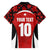 Custom Canada Pacific Rugby 2024 Family Matching Short Sleeve Bodycon Dress and Hawaiian Shirt Maple Pattern Jersey - Wonder Print Shop