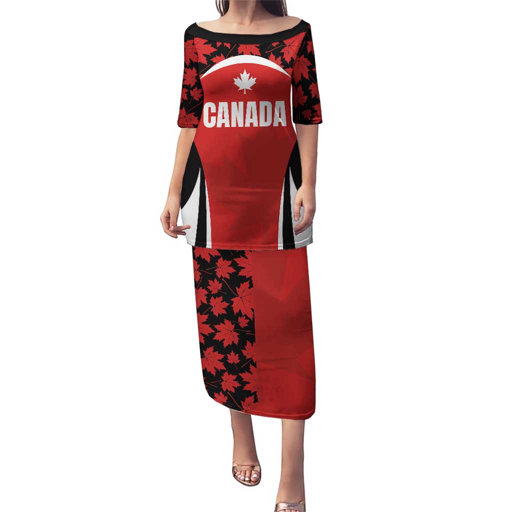 Custom Canada Pacific Rugby 2024 Puletasi Maple Pattern Jersey - Wonder Print Shop