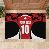 Custom Canada Pacific Rugby 2024 Rubber Doormat Maple Pattern Jersey - Wonder Print Shop