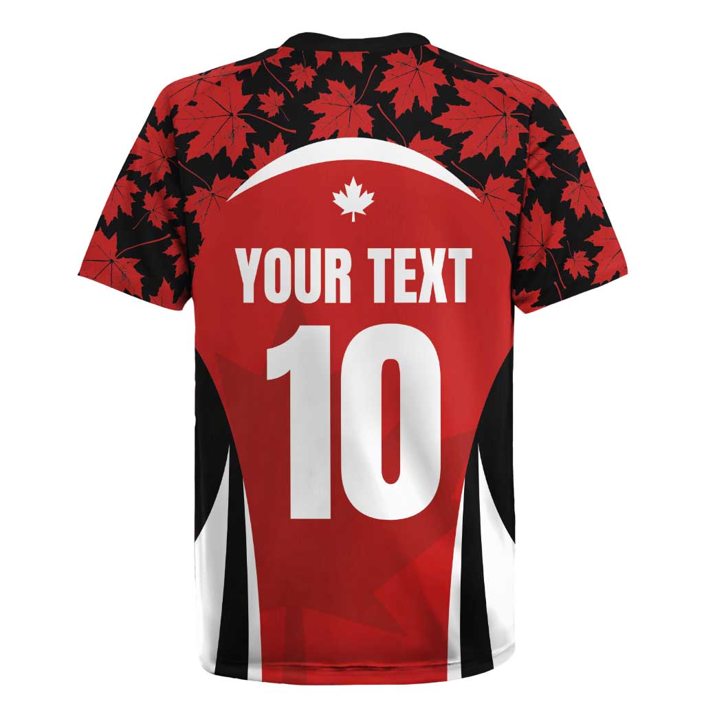 Custom Canada Pacific Rugby 2024 Rugby Jersey Maple Pattern Jersey - Wonder Print Shop