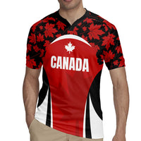 Custom Canada Pacific Rugby 2024 Rugby Jersey Maple Pattern Jersey - Wonder Print Shop
