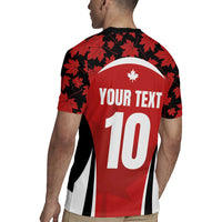 Custom Canada Pacific Rugby 2024 Rugby Jersey Maple Pattern Jersey - Wonder Print Shop