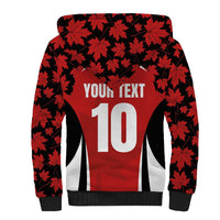 Custom Canada Pacific Rugby 2024 Sherpa Hoodie Maple Pattern Jersey - Wonder Print Shop