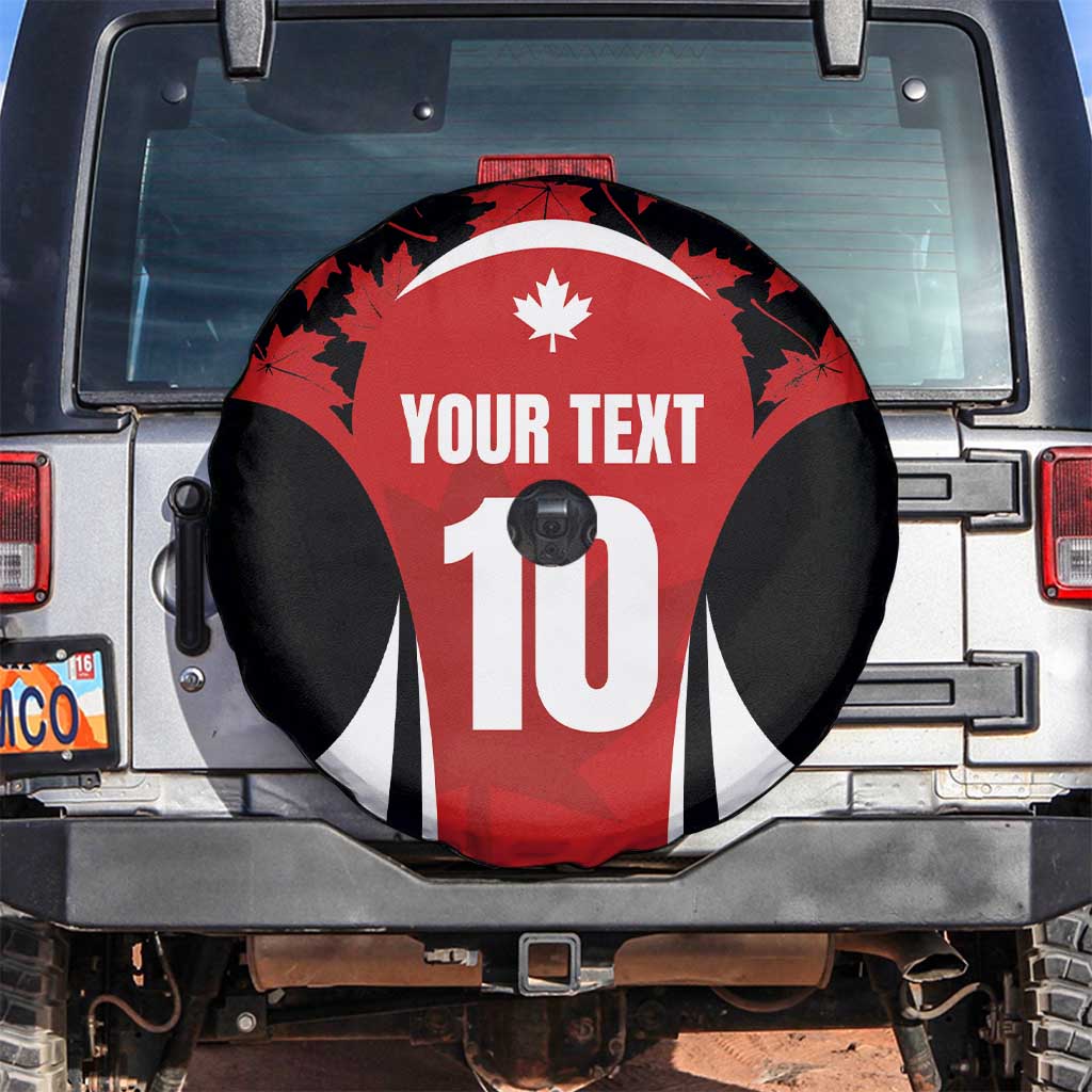 Custom Canada Pacific Rugby 2024 Spare Tire Cover Maple Pattern Jersey - Wonder Print Shop