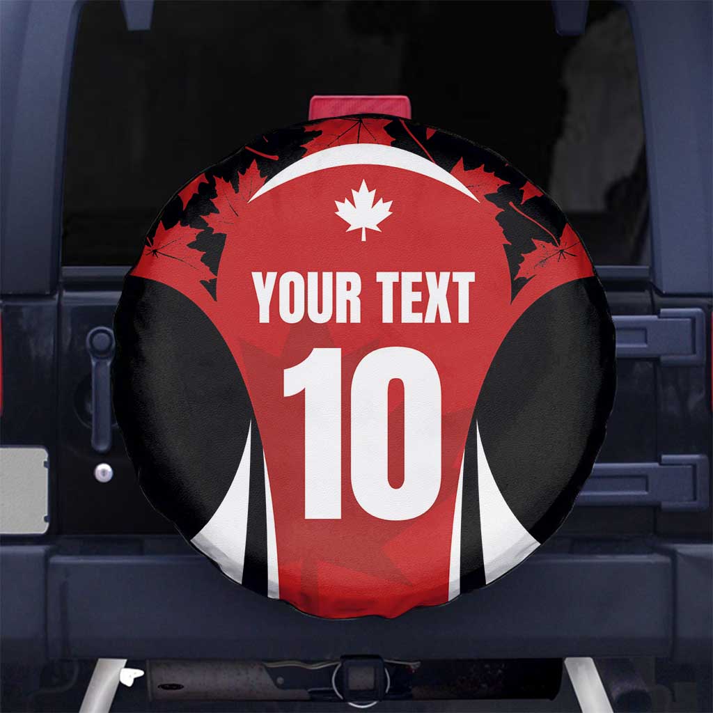 Custom Canada Pacific Rugby 2024 Spare Tire Cover Maple Pattern Jersey - Wonder Print Shop