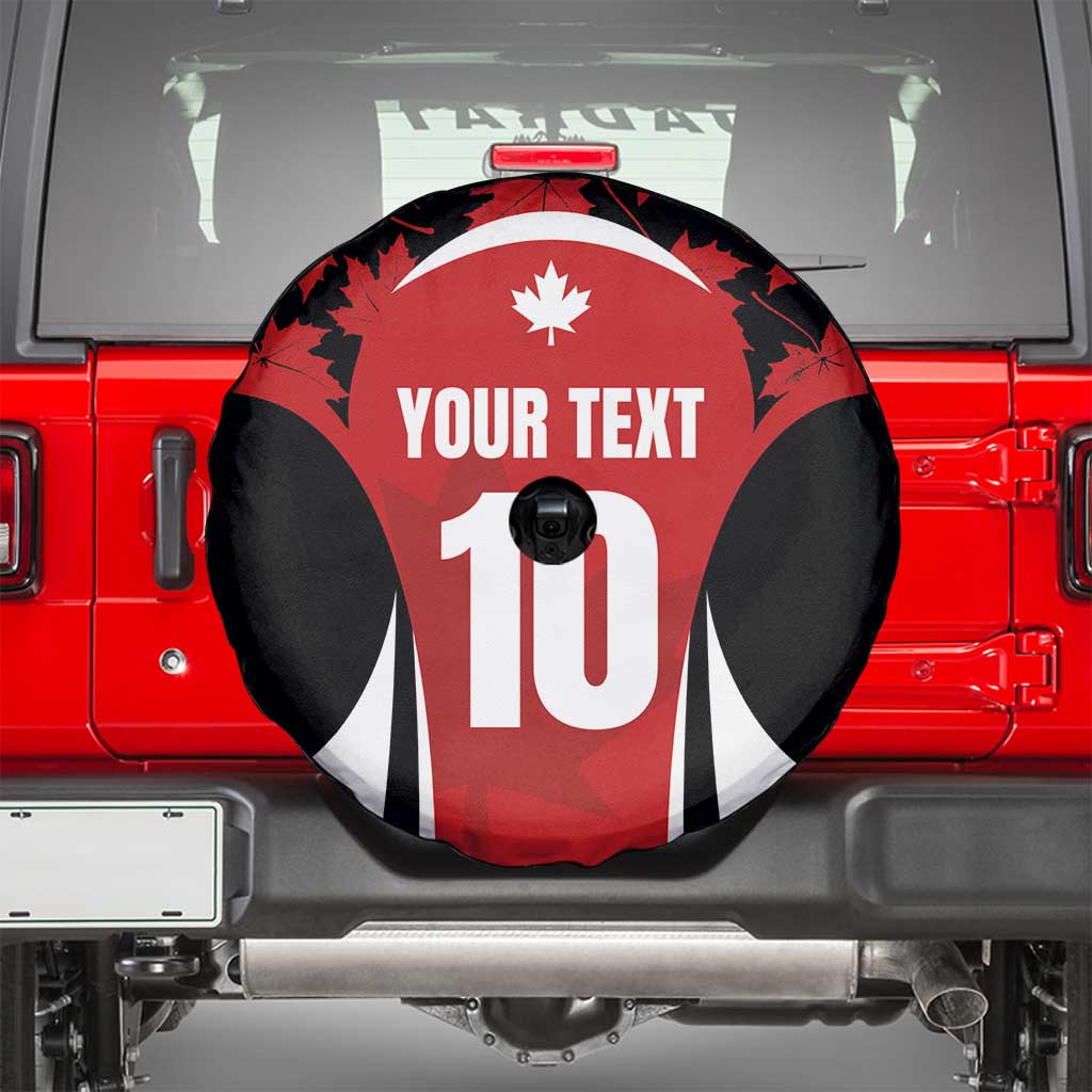Custom Canada Pacific Rugby 2024 Spare Tire Cover Maple Pattern Jersey - Wonder Print Shop