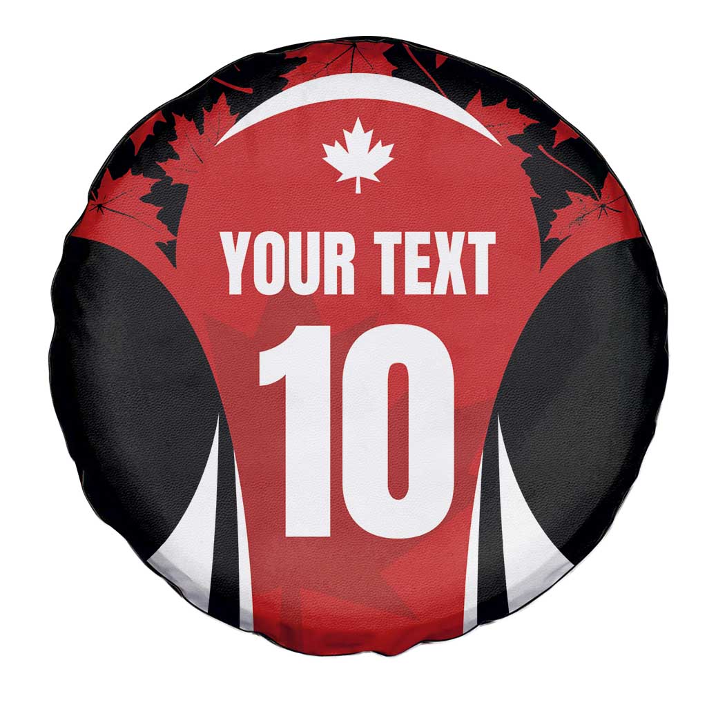 Custom Canada Pacific Rugby 2024 Spare Tire Cover Maple Pattern Jersey - Wonder Print Shop