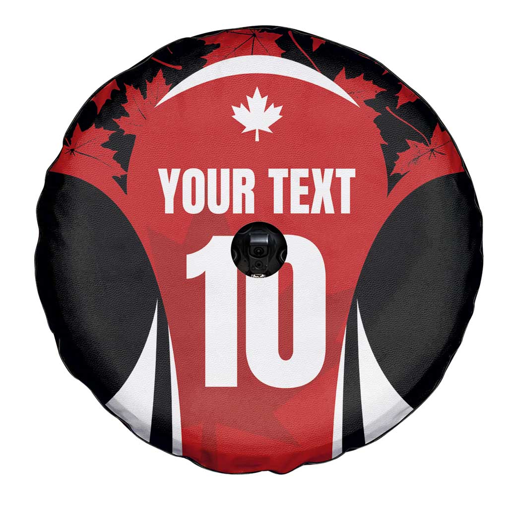 Custom Canada Pacific Rugby 2024 Spare Tire Cover Maple Pattern Jersey - Wonder Print Shop