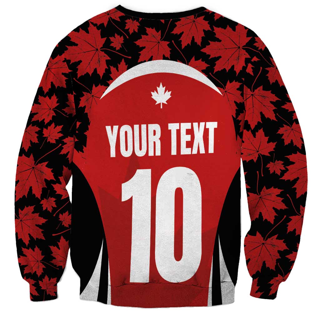 Custom Canada Pacific Rugby 2024 Sweatshirt Maple Pattern Jersey - Wonder Print Shop