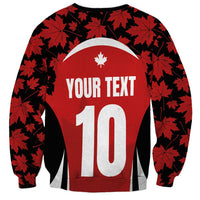 Custom Canada Pacific Rugby 2024 Sweatshirt Maple Pattern Jersey - Wonder Print Shop