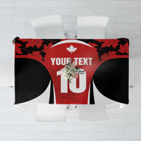 Custom Canada Pacific Rugby 2024 Tablecloth Maple Pattern Jersey - Wonder Print Shop