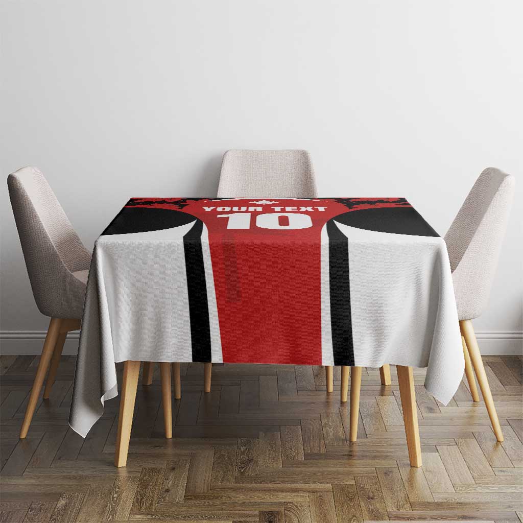 Custom Canada Pacific Rugby 2024 Tablecloth Maple Pattern Jersey - Wonder Print Shop