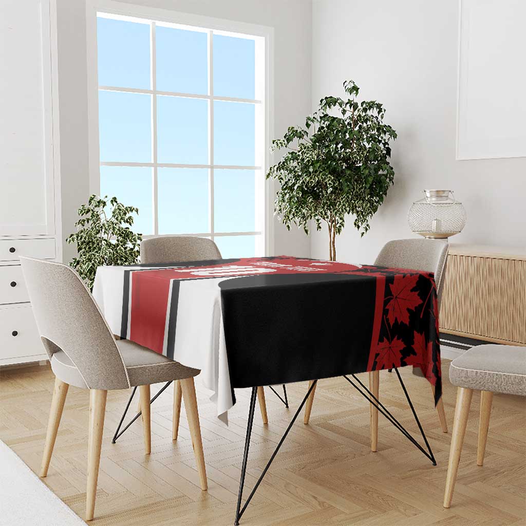 Custom Canada Pacific Rugby 2024 Tablecloth Maple Pattern Jersey - Wonder Print Shop