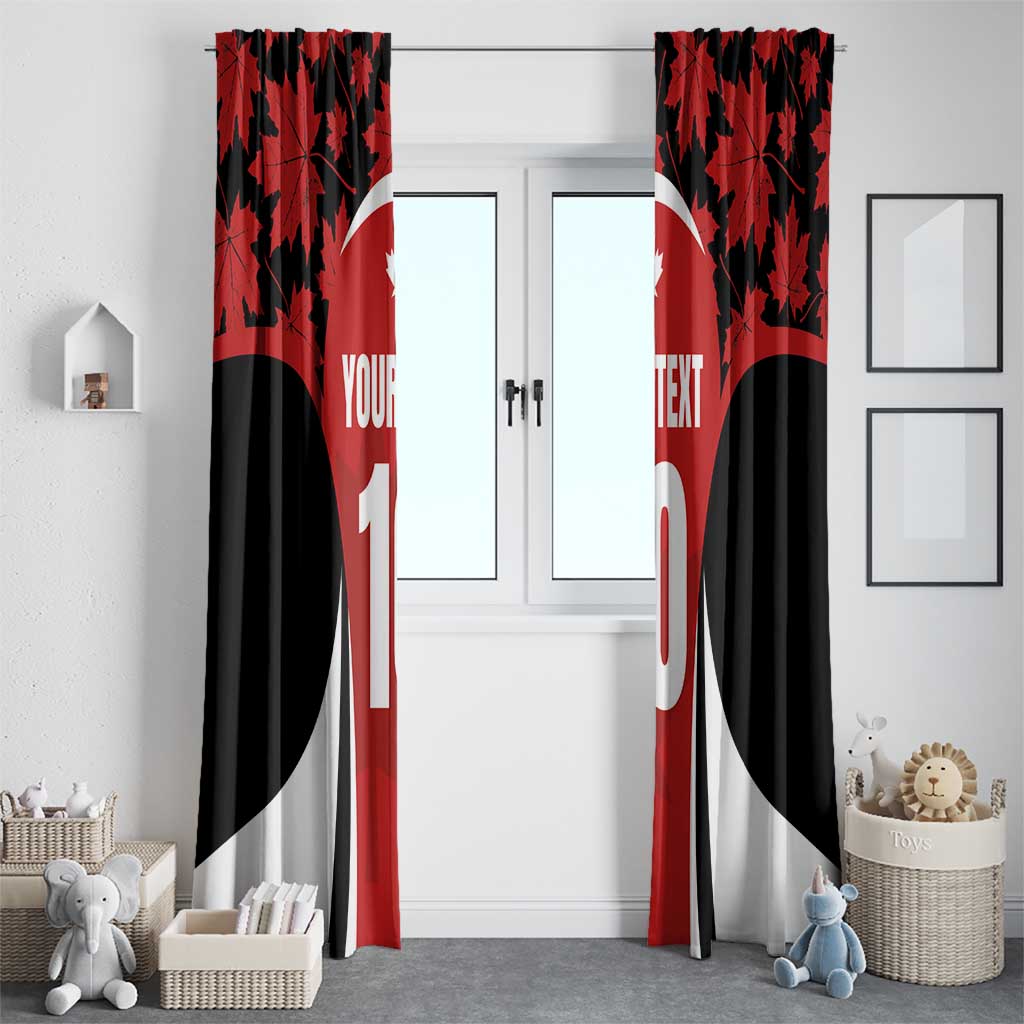 Custom Canada Pacific Rugby 2024 Window Curtain Maple Pattern Jersey - Wonder Print Shop