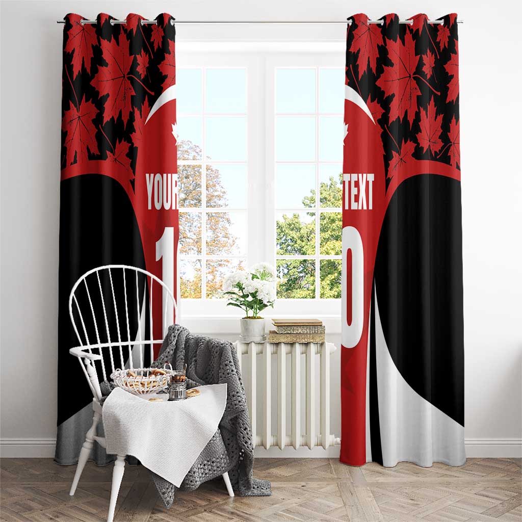 Custom Canada Pacific Rugby 2024 Window Curtain Maple Pattern Jersey - Wonder Print Shop