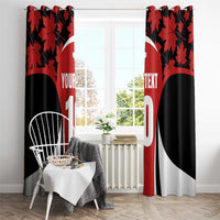 Custom Canada Pacific Rugby 2024 Window Curtain Maple Pattern Jersey - Wonder Print Shop
