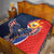 Filipino American History Month Quilt USA Eagle and Philippines Sun Symbol with National Flag - Wonder Print Shop
