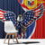 Filipino American History Month Window Curtain USA Eagle and Philippines Sun Symbol with National Flag - Wonder Print Shop
