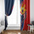Filipino American History Month Window Curtain USA Eagle and Philippines Sun Symbol with National Flag - Wonder Print Shop