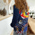 Filipino American History Month Women Casual Shirt USA Eagle and Philippines Sun Symbol with National Flag - Wonder Print Shop
