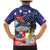 Filipino American History Month Family Matching Mermaid Dress and Hawaiian Shirt USA Eagle and Philippines Coat of Arms Symbol with National Flag - Wonder Print Shop