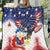Filipino American History Month Quilt USA Eagle and Philippines Coat of Arms Symbol with National Flag - Wonder Print Shop