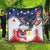 Filipino American History Month Quilt USA Eagle and Philippines Coat of Arms Symbol with National Flag - Wonder Print Shop