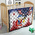 Filipino American History Month Quilt USA Eagle and Philippines Coat of Arms Symbol with National Flag - Wonder Print Shop
