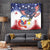 Filipino American History Month Tapestry USA Eagle and Philippines Coat of Arms Symbol with National Flag - Wonder Print Shop