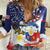 Filipino American History Month Women Casual Shirt USA Eagle and Philippines Coat of Arms Symbol with National Flag - Wonder Print Shop