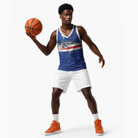 Custom Cape Verde National Football Basketball Jersey Glory Blue Sharks - Wonder Print Shop