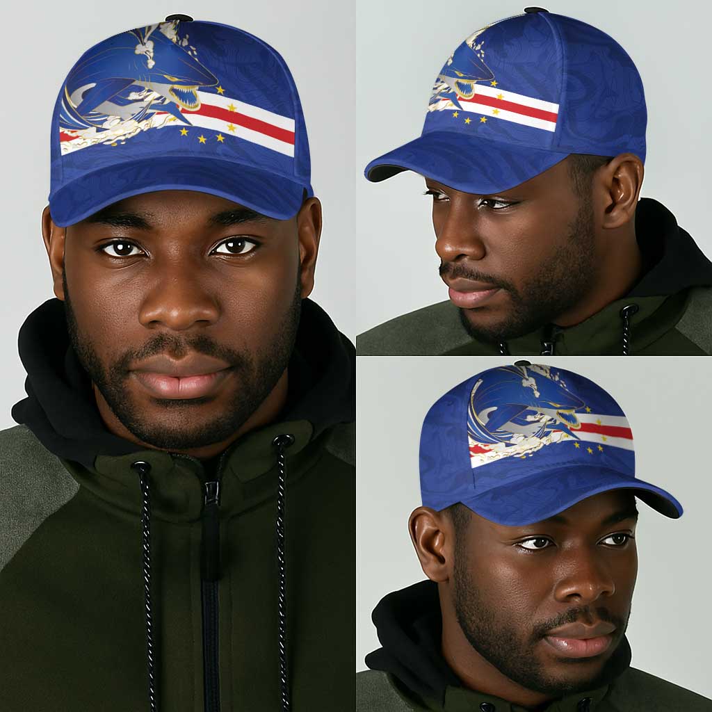 Cape Verde National Football Classic Cap Glory Blue Sharks - Wonder Print Shop
