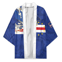 Custom Cape Verde National Football Kimono Glory Blue Sharks - Wonder Print Shop