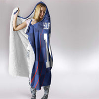 Custom Croatia National Football Hooded Blanket The Checkered Blue Version - Wonder Print Shop