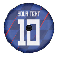Custom Croatia National Football Spare Tire Cover The Checkered Blue Version - Wonder Print Shop