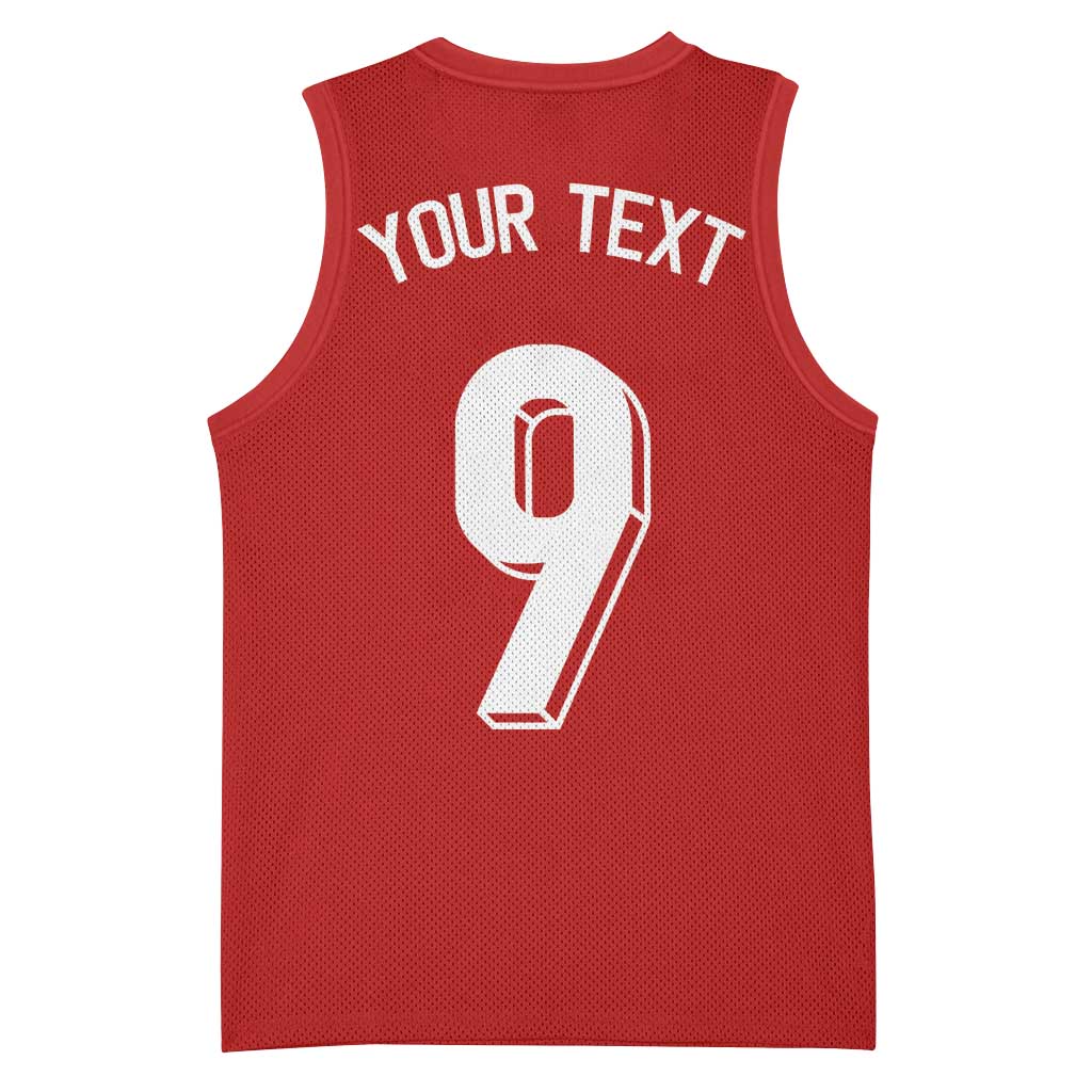 Custom Norway Football Basketball Jersey Cross Nordic Knot Pattern National Flag Style