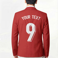 Custom Norway Football Blazer Cross Nordic Knot Pattern National Flag Style