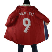Custom Norway Football Cloak Cross Nordic Knot Pattern National Flag Style