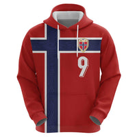 Custom Norway Football Hoodie Cross Nordic Knot Pattern National Flag Style