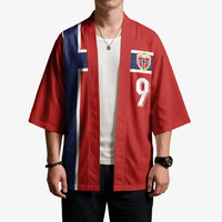 Custom Norway Football Kimono Cross Nordic Knot Pattern National Flag Style