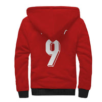 Custom Norway Football Sherpa Hoodie Cross Nordic Knot Pattern National Flag Style