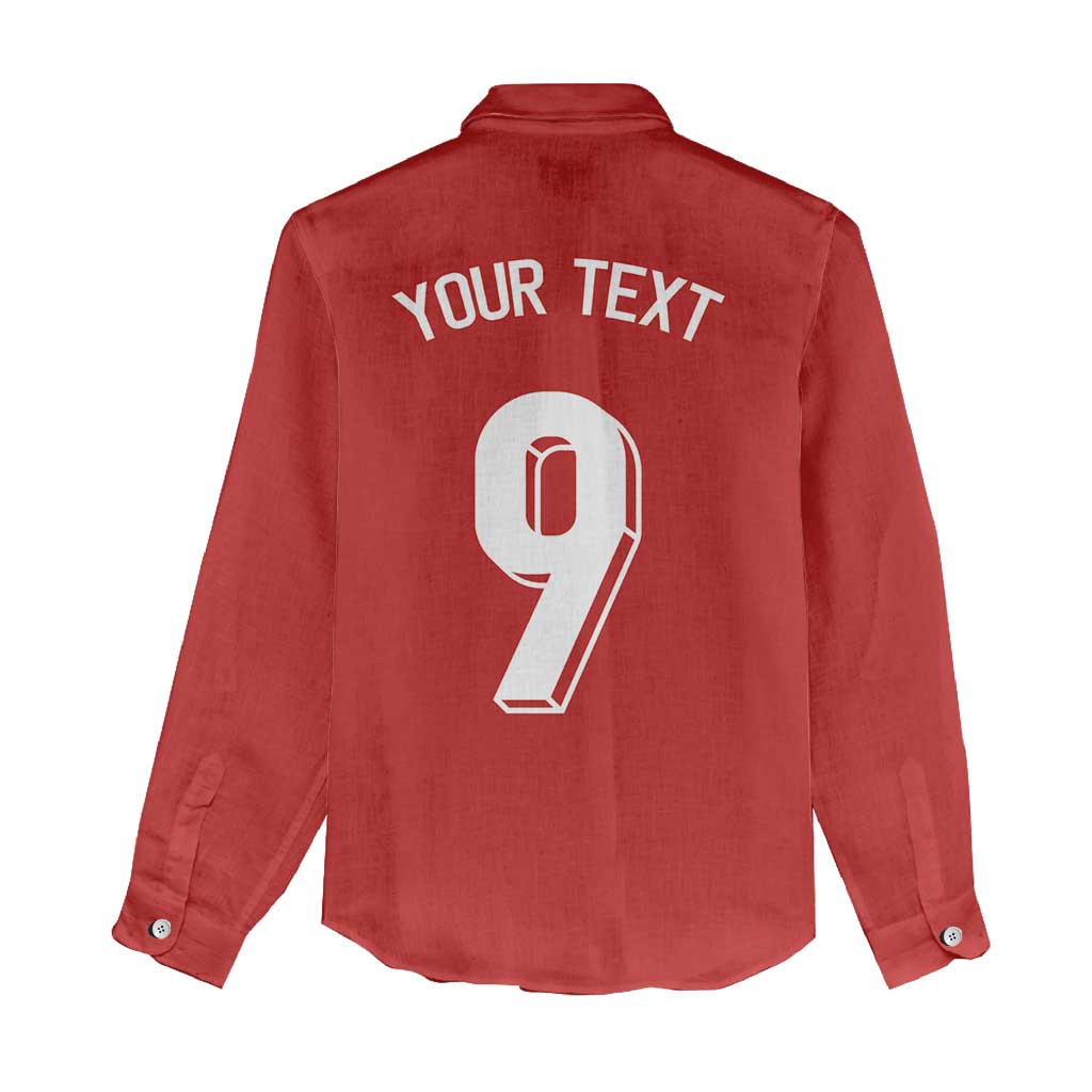 Custom Norway Football Women Casual Shirt Cross Nordic Knot Pattern National Flag Style