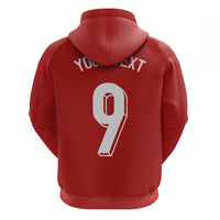 Custom Norway Football Zip Hoodie Cross Nordic Knot Pattern National Flag Style