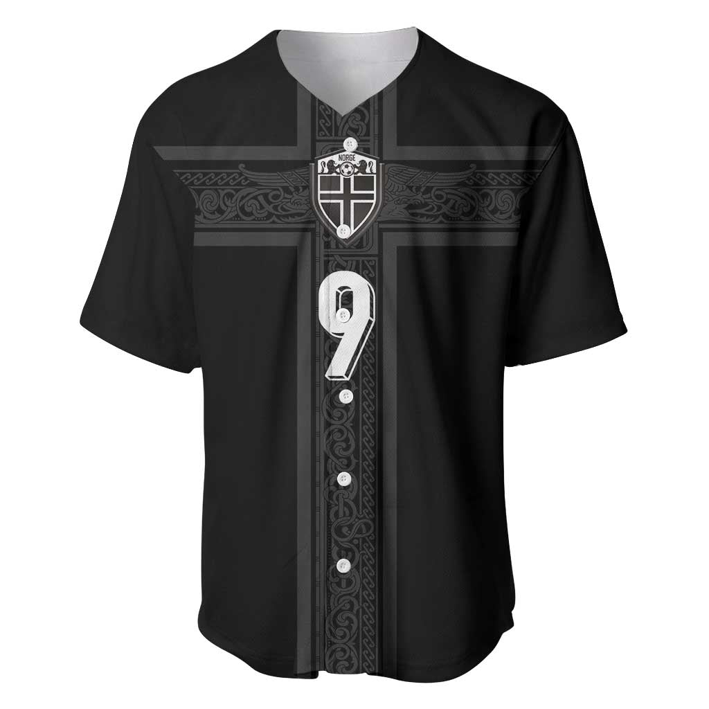 Custom Norway Football Baseball Jersey Cross Nordic Knot Pattern