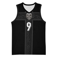 Custom Norway Football Basketball Jersey Cross Nordic Knot Pattern
