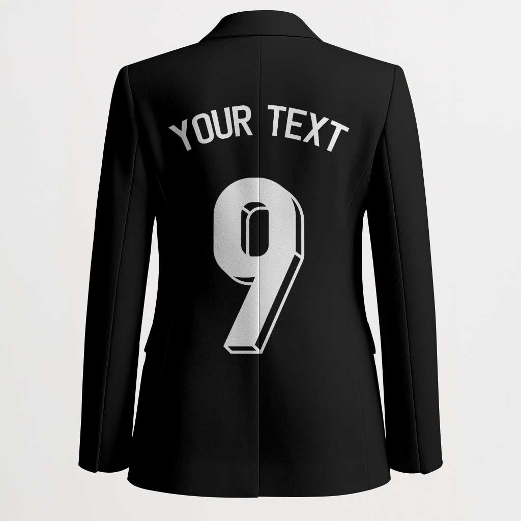 Custom Norway Football Blazer Cross Nordic Knot Pattern
